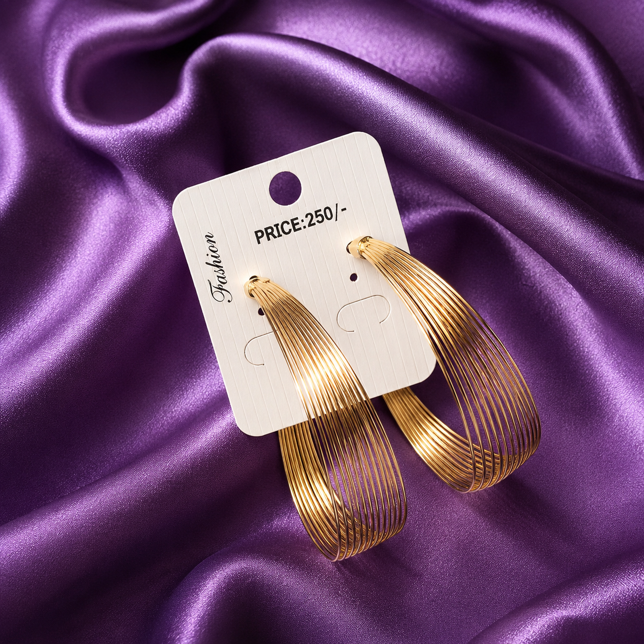 Aurora Luxe Layered Gold Hoop Earrings