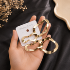 Aurora Sculpted Statement Earrings