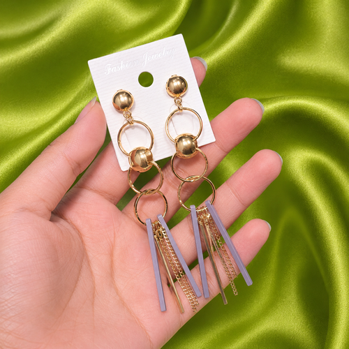 Aurora Tassel Drop Statement Earrings