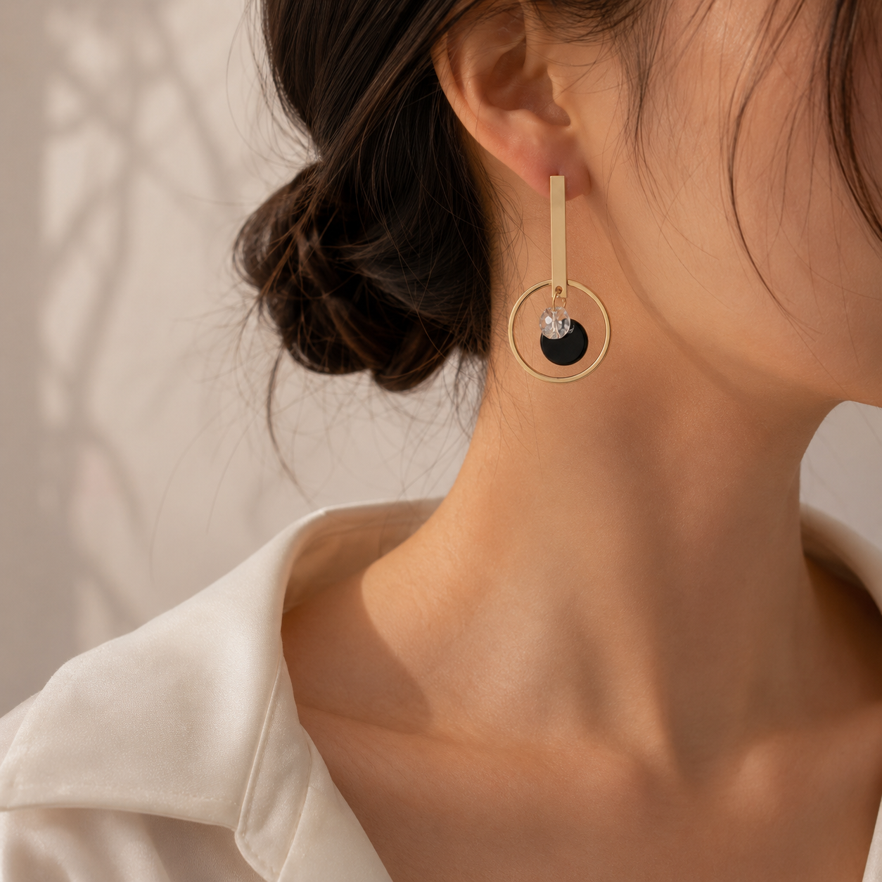 Celeste Crystal Halo Earrings