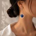 Celestia Blue Orbit Earrings
