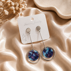 Celestia Blue Orbit Earrings