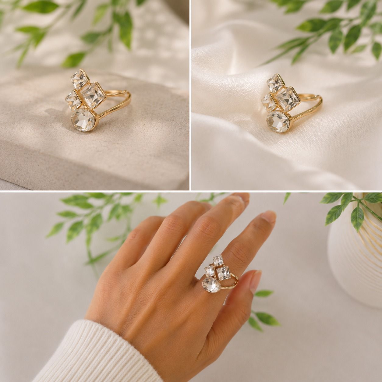 Crystal Luxe Ring