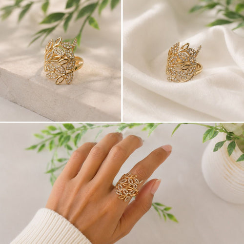 Olivia Leaf Ring