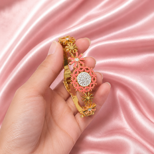 Roselle Bloom Crystal Bracelet - alternate view