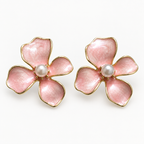 Blush Pearl Bloom Studs