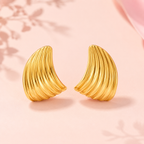 Chandra Crescent Studs