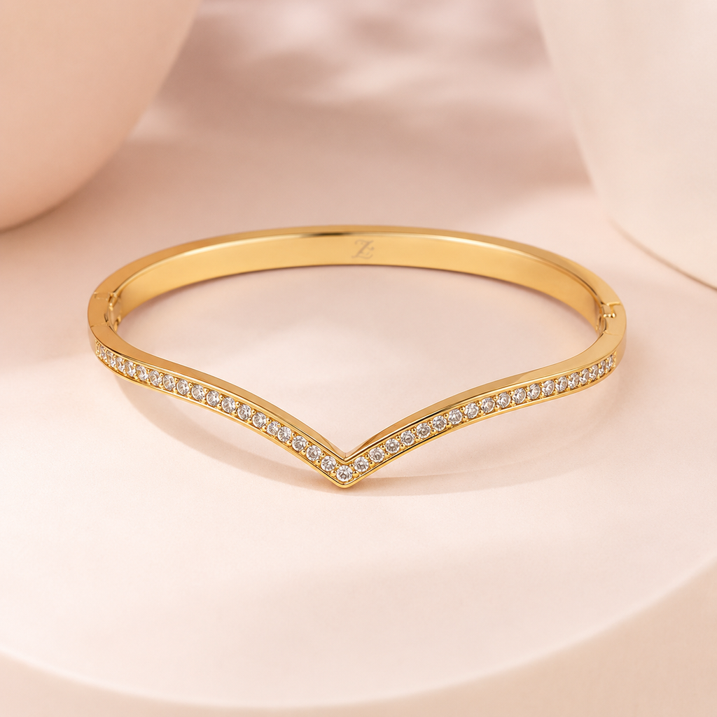 Chevron Pavé Bangle