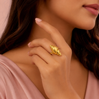 Conch Shell Statement Ring