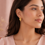 Dil Mini Double Heart Studs