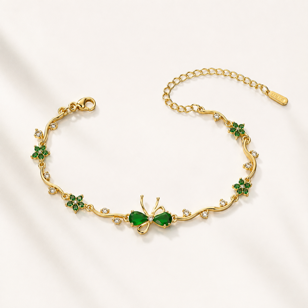 Emerald Vine Bracelet
