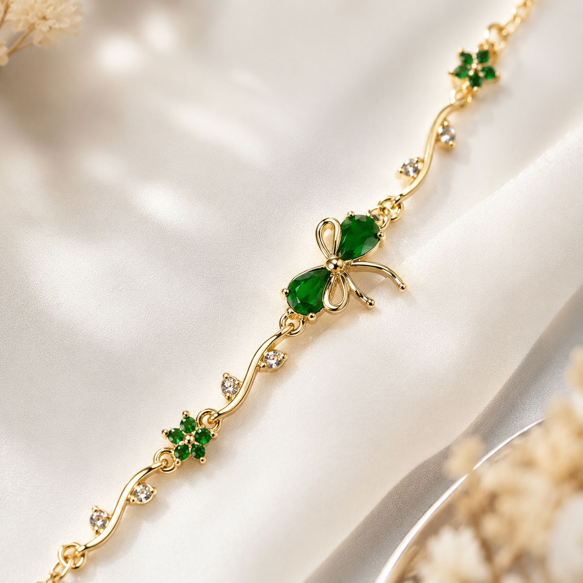 Emerald Vine Bracelet