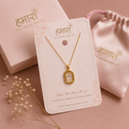 Floating Heart Frame Necklace