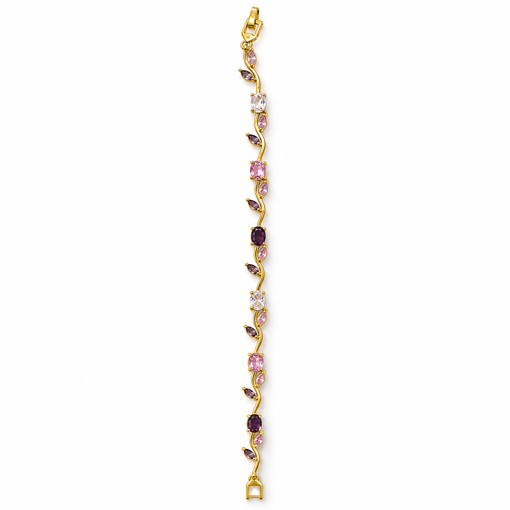Gulabi Amethyst Vine Bracelet
