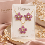 Gulabi Bloom Necklace Set