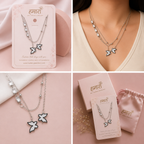 Layered Papillon Necklace