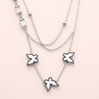 Layered Papillon Necklace