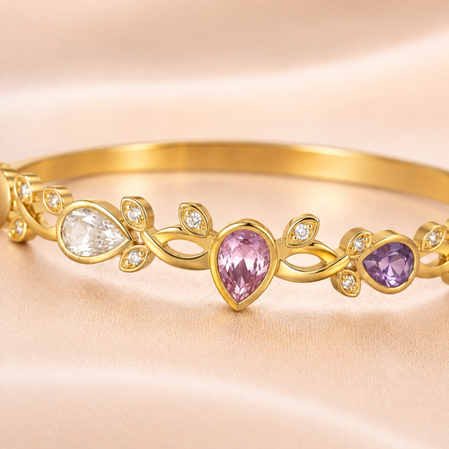 Meher Pastel Trio Bangle - alternate view