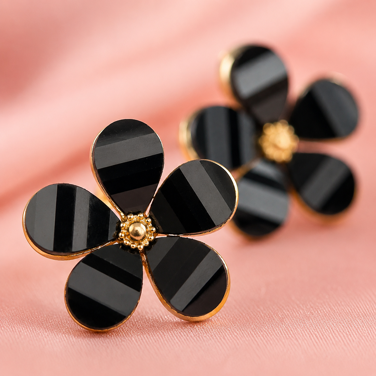 Midnight Blossom Studs