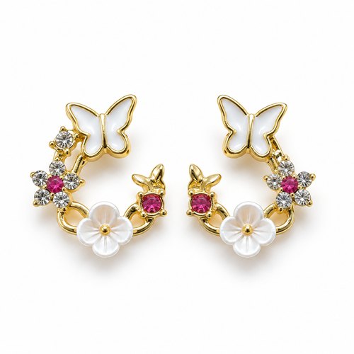 Papillon Garden Hoops