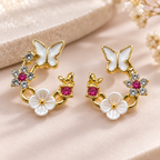 Papillon Garden Hoops