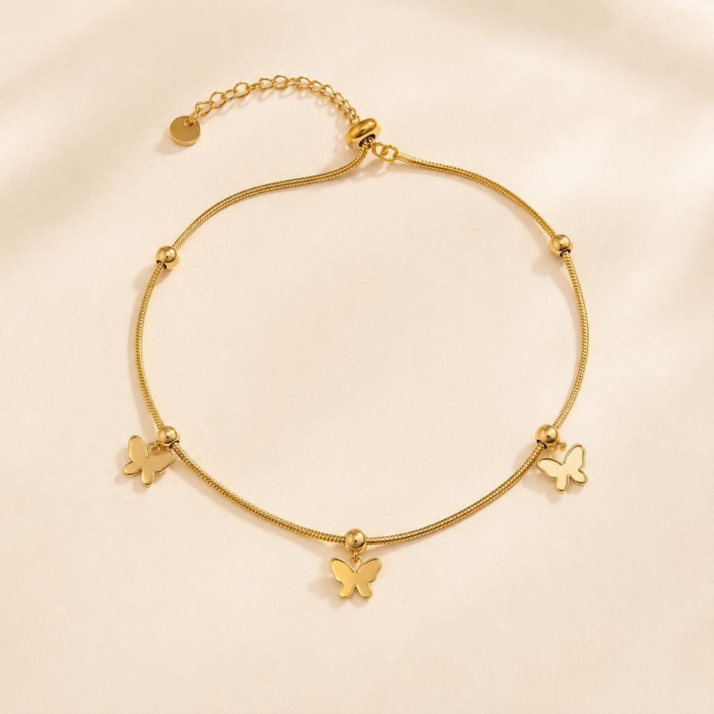 Papillon Gold Anklet