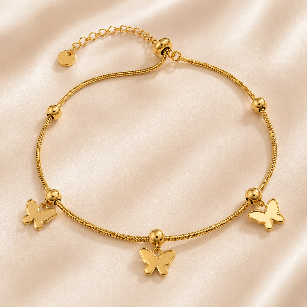 Papillon Gold Anklet