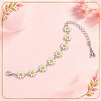 Paris Daisy Charm Bracelet