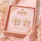 Pearl Shimmer Blossom Studs