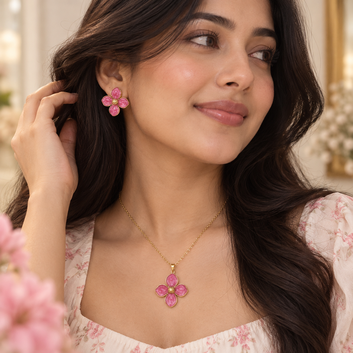Rani Bloom Necklace Set