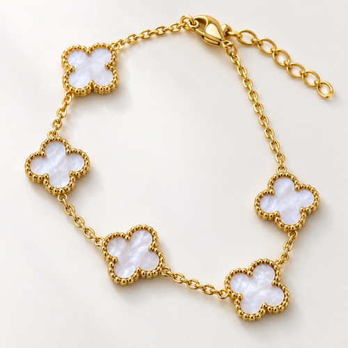 Safed Clover Station Bracelet - alternate view