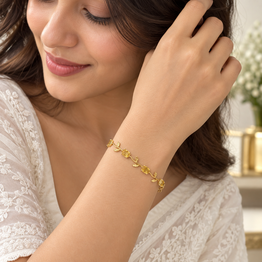 Sona Citrine Vine Bracelet