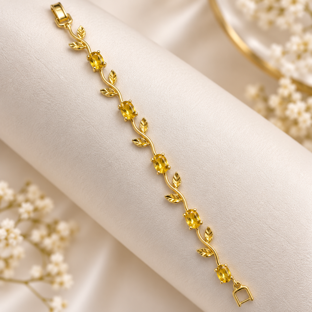 Sona Citrine Vine Bracelet