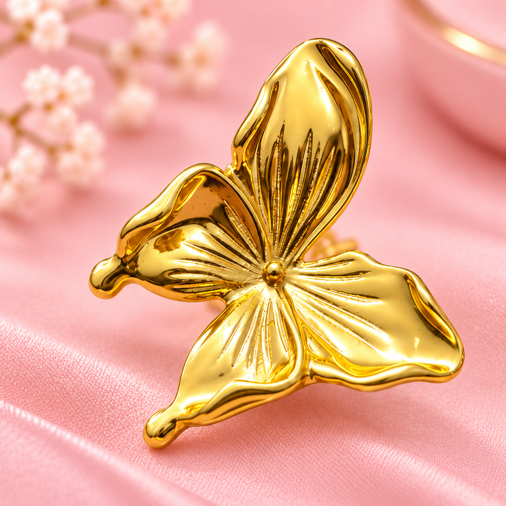 Sona Orchid Studs