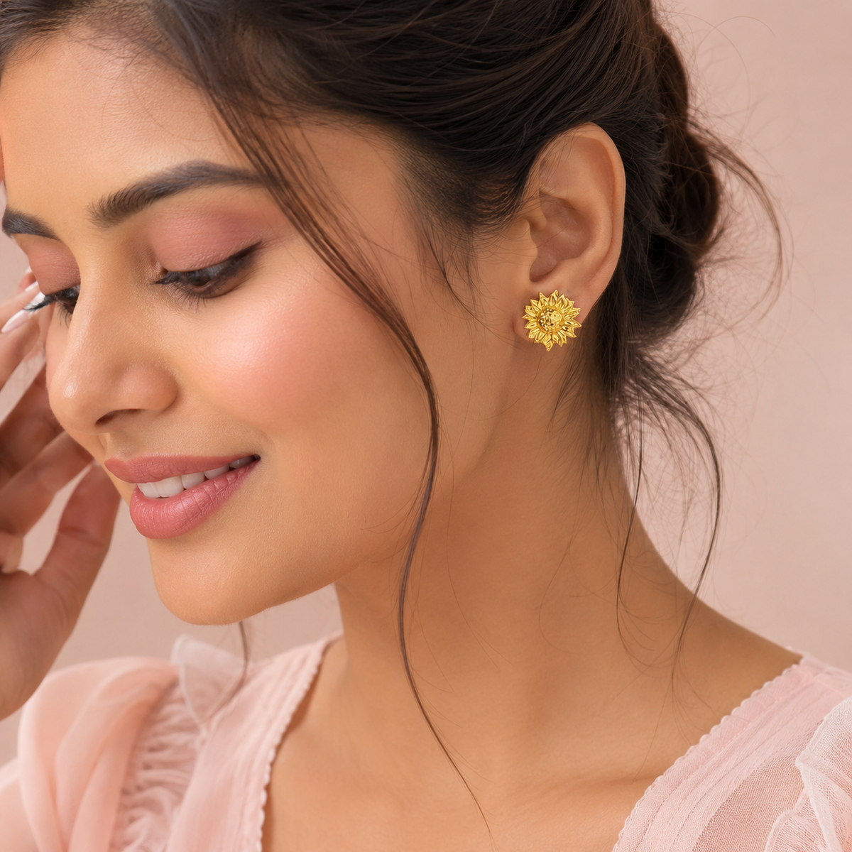 Surya Sunflower Studs