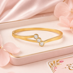 Tria Bezel Bypass Bangle